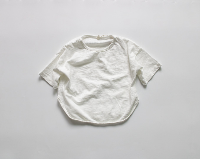 Picture of Spring Pure Color Kidsren's Bottoming Shirt Korean Style Girls T-Shirt Round Neck Loose Boys Summer Top Short-Sleeved Cotton Dropshipping