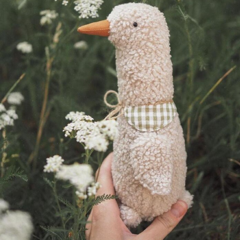 Picture of Nordic Ins Style Chicken Plush Toy Comfort Doll Cute Sleeping Toy Zodiac Chicken Baby Gift