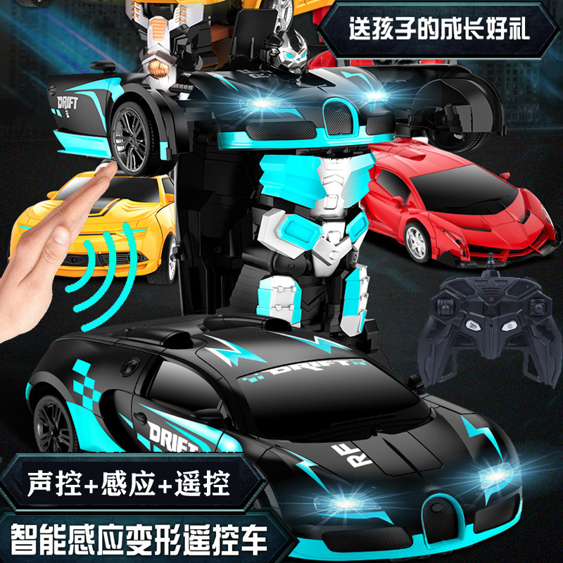 Picture of Children's remote control deformation car induction change body King Kong robot remote control car boy toy car stall