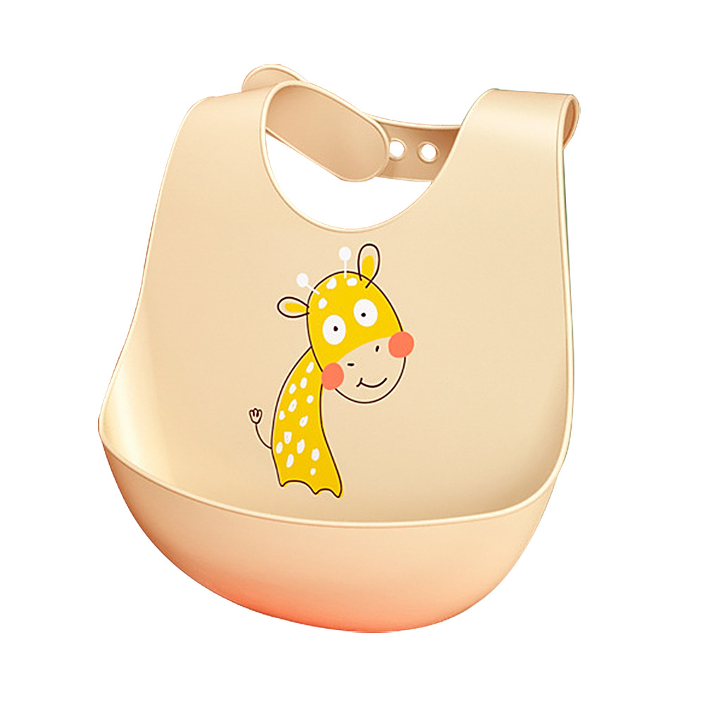 Picture of Baby Dining Bib Stereo Silicone Baby Waterproof Super Soft Food Food Bucket Children Children's Slippery Bucket Wash-Free Cross-Border