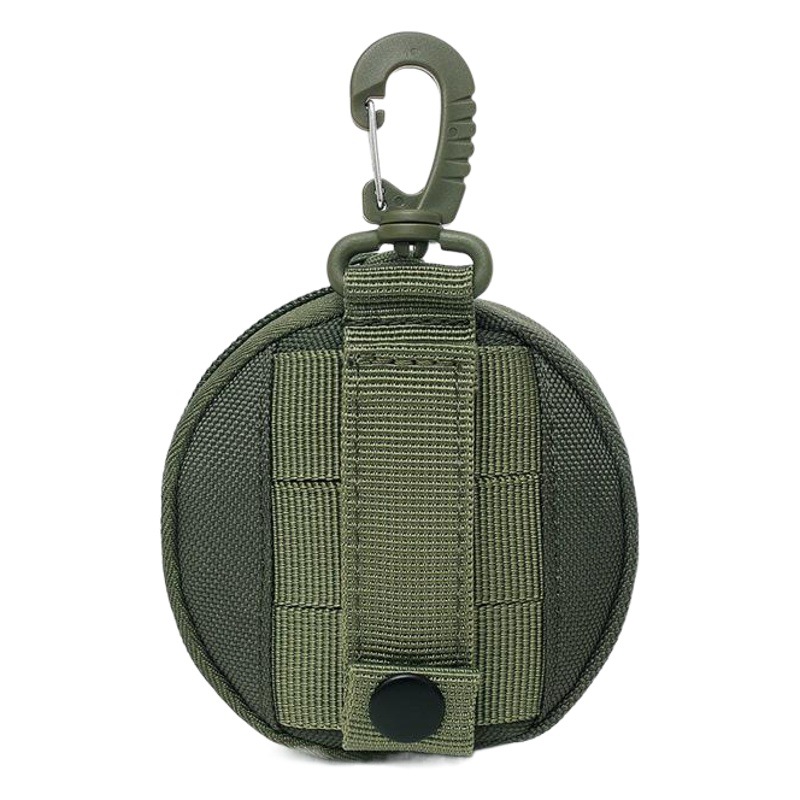 Multifunctional outdoor key case waterproof Coin Coin purse headset protection bag EDC round small hanging bag