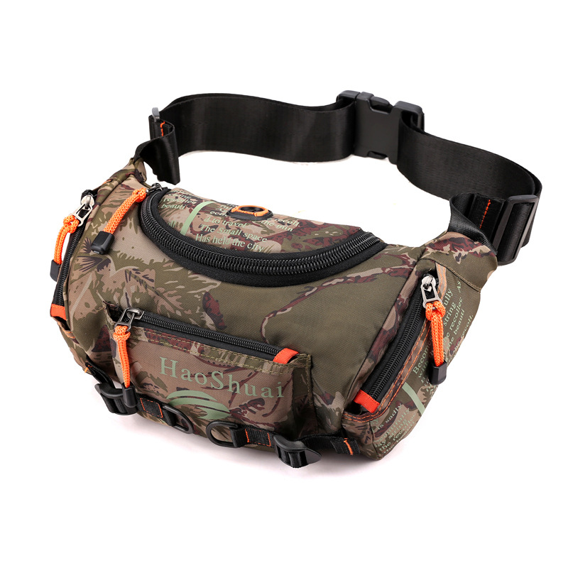 Picture of Cross-border Men's Bag Large Capacity Chest Crossbody Bag Sport Multifunctional Shoulder Crossbody Dual-purpose Backpack Men's Chest Bag