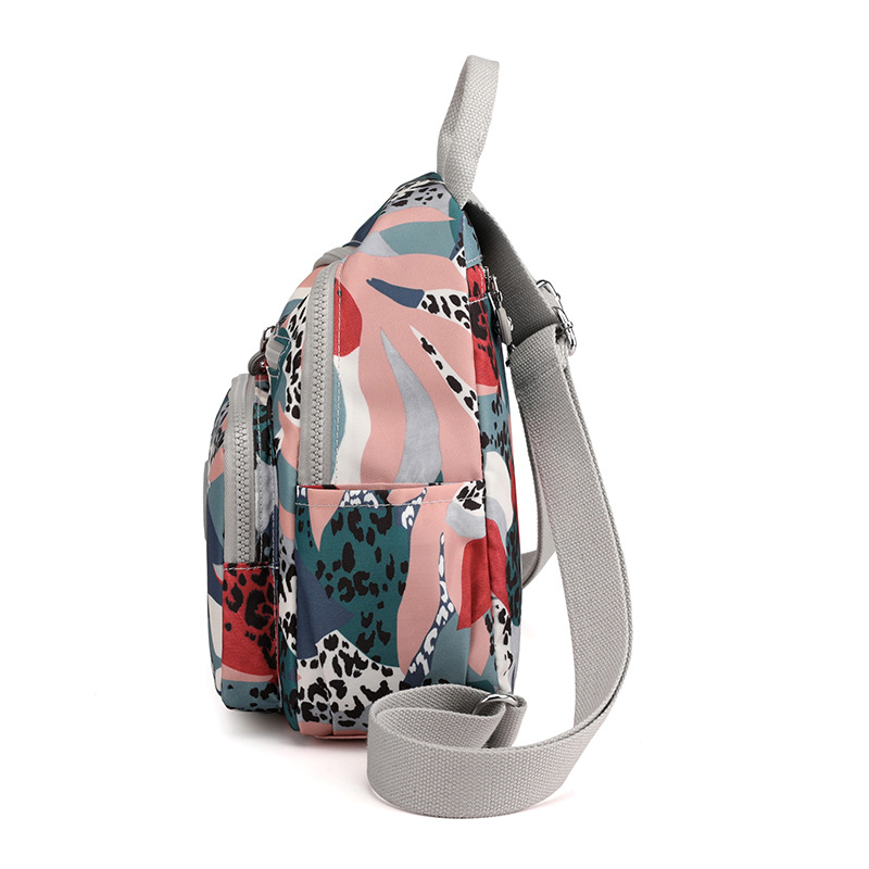 Picture of Trendy Outdoor Travel Women's Backpack Lightweight Student Schoolbag Fashion Water-repellent Nylon Cloth Bag Student Schoolbag