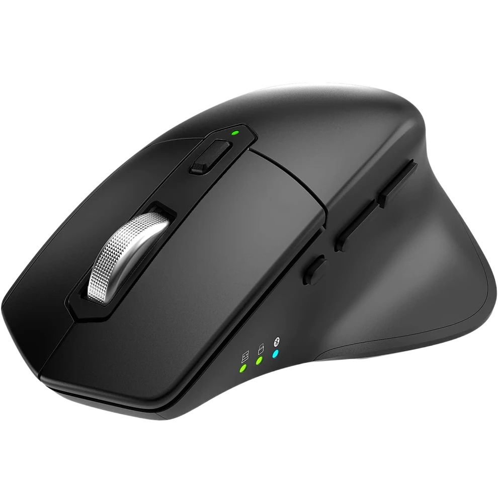 Multi-Device Wireless Bluetooth Mouse Is Ergonomic, Silent Click Rechargeable Vertical Mouse