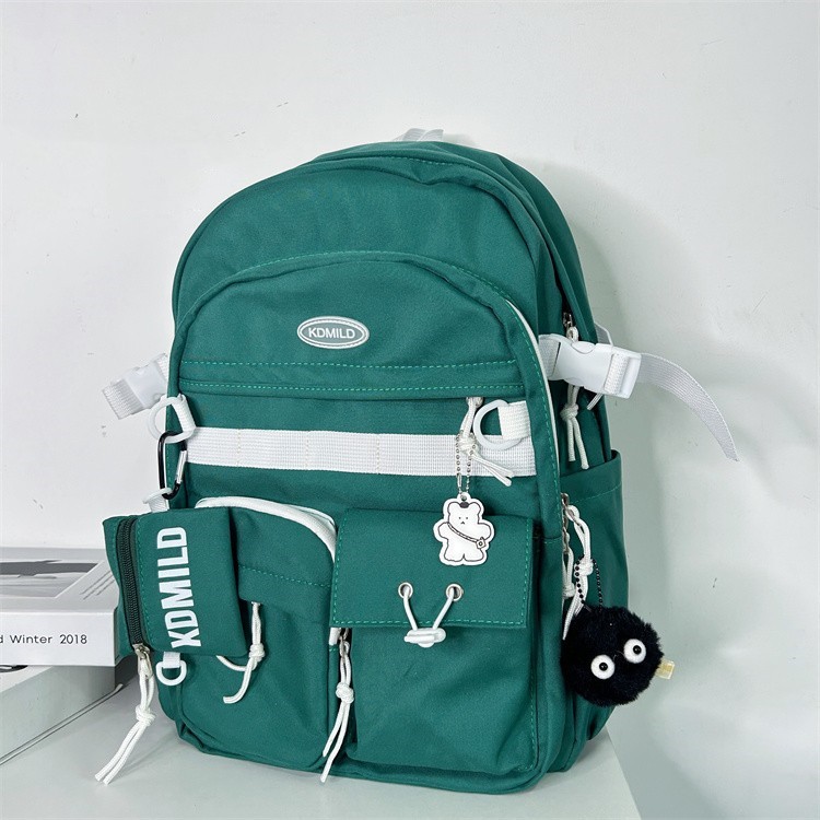 Picture of Korean-style Retro Tooling College Student Schoolbag Senior high school Junior High School Student Simple All-match Backpack Large Capacity Backpack for Men and Women