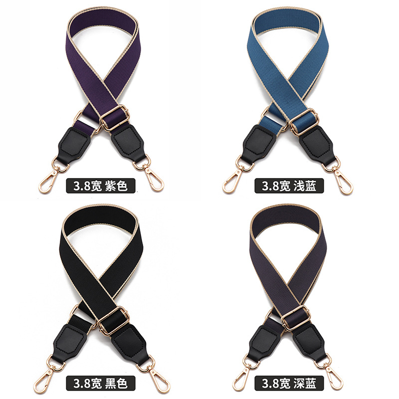 Picture of New Polyester-Cotton Pure Color Replacement Shoulder Strap Wide Versatile Shoulder Strap Bag Strap Single Shoulder Crossbody Women's Bag Adjustable Accessories