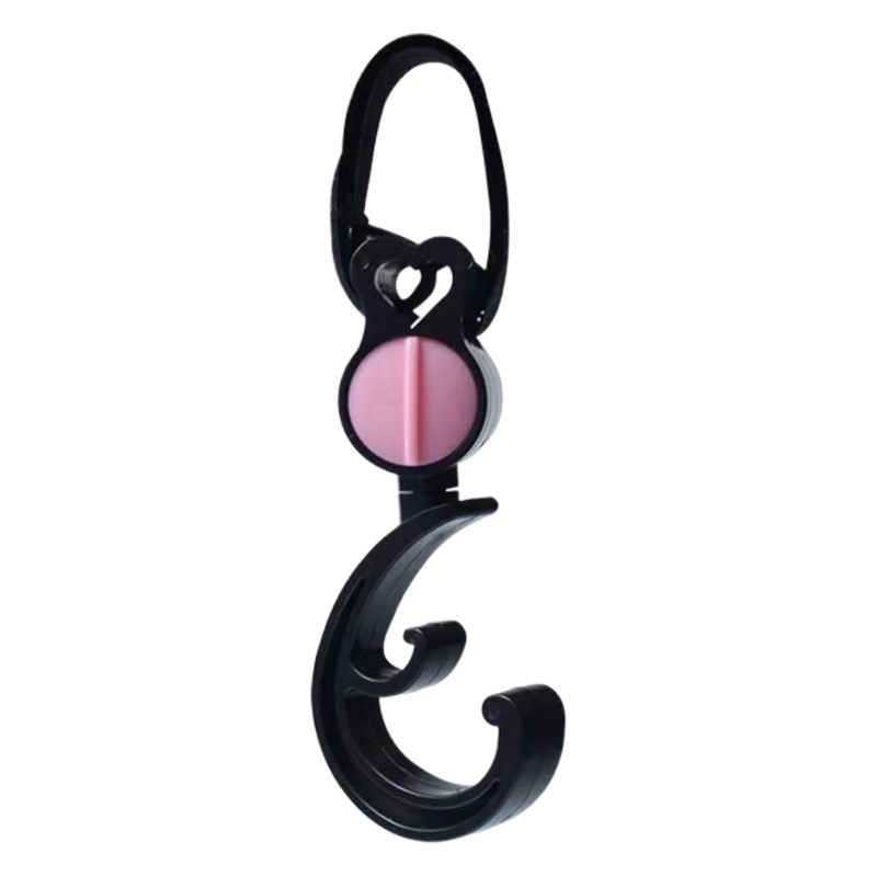 Stroller Hook Baby Stroller Velcro Hook 360 Degree Rotation Convenient Baby Stroller Hook Accessories