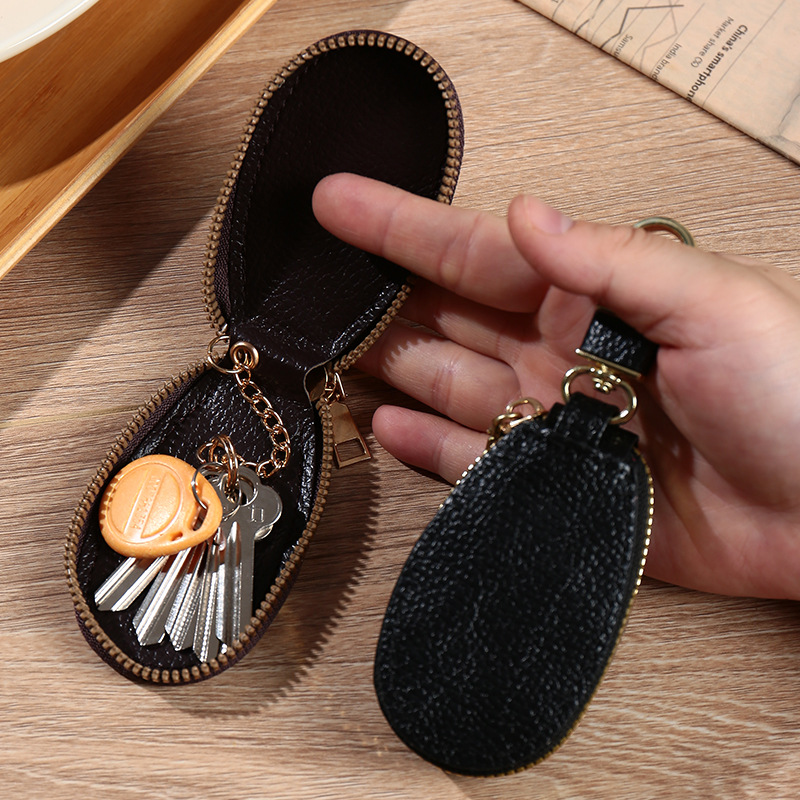 Picture of Popular Key Bag for Men and Women, Multifunctional New Mini Women's Bag, Large Capacity Men's Home Zipper Car Key Bag