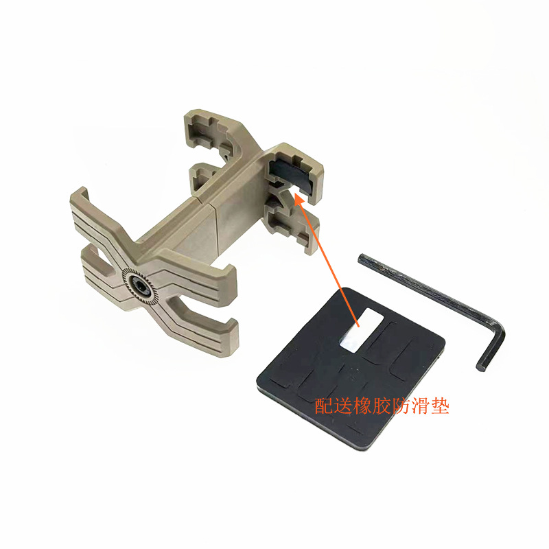 New X-type adjustable 5.56 nylon shunt model M4 telescopic shunt cross-border hot selling