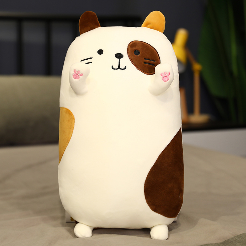 Picture of Wholesale creative Two-beard cat long pillow doll a generation of hair