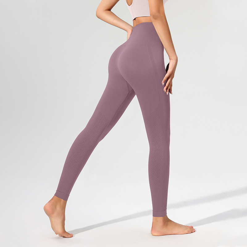 Picture of AMI MEDEA Peach Hip High Waist Yoga Pants Women's Stretch Tight Sports Running Sexy Fitness Pants