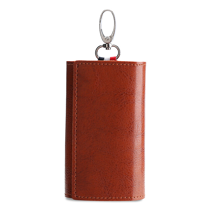 Picture of Multi-functional key case card case 2-in -1 super soft PU key case men's and women's waist key protective case key chain