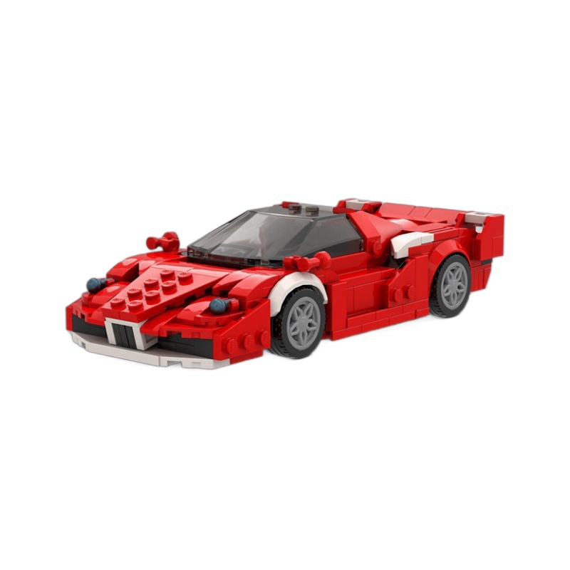 Picture of MOC Compatible Lego 111663 Ferrari FXX Red Super Run 8 Car Assembled speed Series Boys