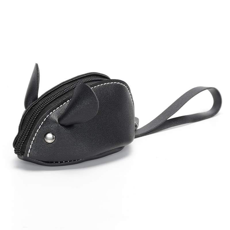 Picture of 2025 New Cross-border Coin Purse PU Leather Cute Simple Mouse Cartoon Key Bag Multi-functional Hand Storage Bag