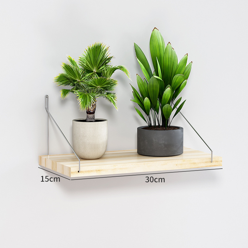 Picture of Source Factory Flower Rack Storage Rack Balcony Flower Rack Wall Indoor Wall Hanging Punch-free Flower Pot Rack Wall Rack