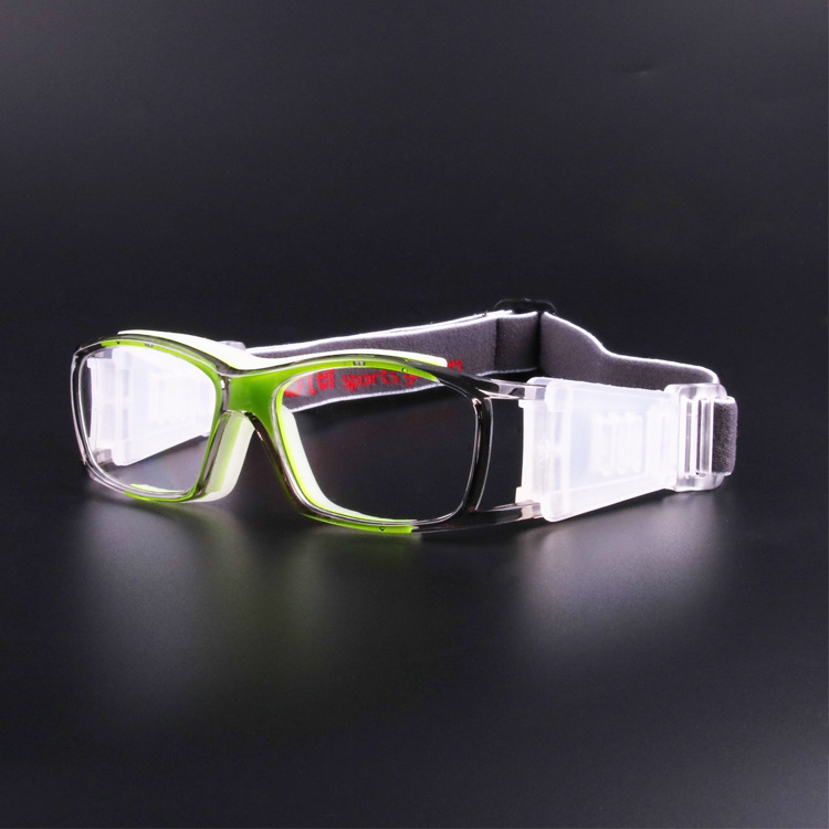 Picture of Fashion Unisex Explosion-proof Outdoor Sports Glasses Three-point Kids Can Equipe with Myopia Goggles Football Glasses Frame