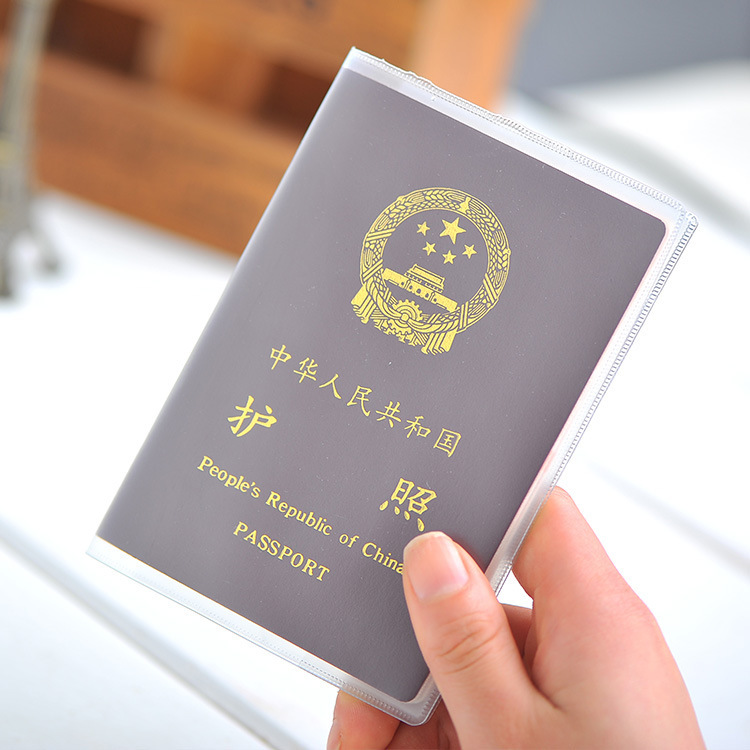 Passport Cover, Travel Passport Holder, Document Bag, Frosted Transparent Passport Cover, Document Passport Protective Cover, Passport Holder