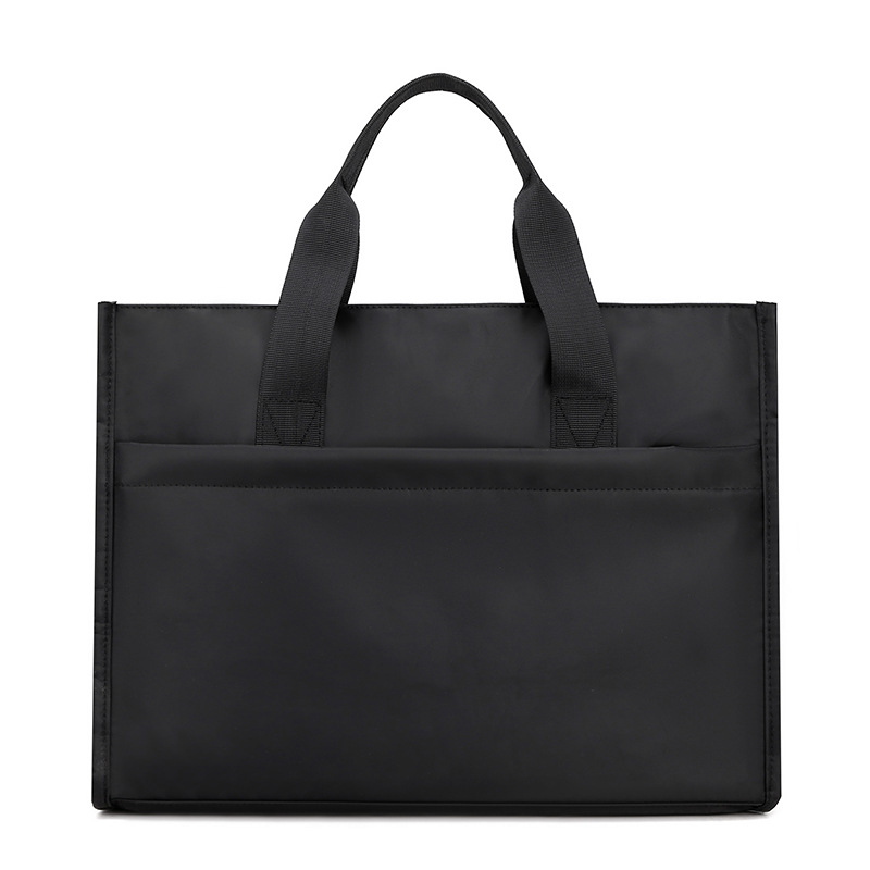Picture of Lightweight Water-repellent Nylon Cloth Bag Simple All-match Commuter Bag New Men's Hand Bag Business Casual Handbag