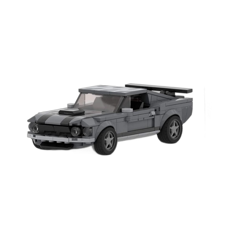 Picture of Cross-Border building blocks Ford wild horse John Wick 8 grid car Boy car MOC car model compatible with Lego