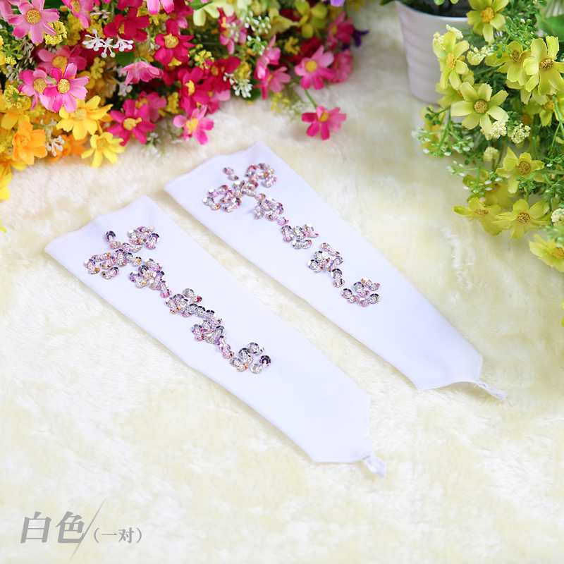 Picture of Children's Swimming Cloth Middle Finger Sleeve Belly Dance Sleeve Bracelet New Style Belly Dance Performance Jewelry Clothing