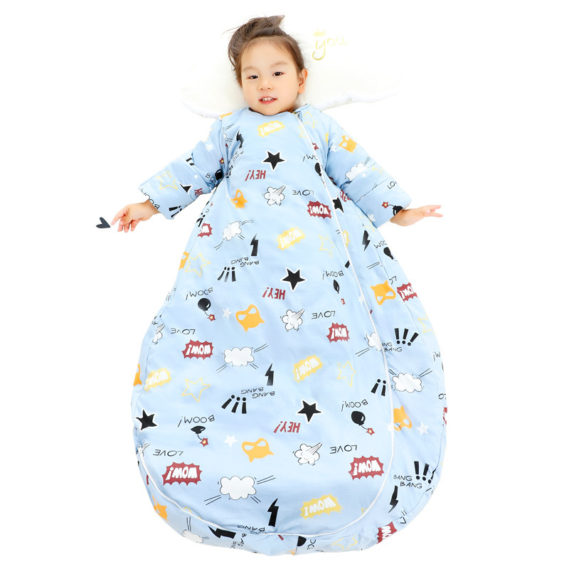 Picture of Baby Sleeping Bag Air-Conditioned Room Spring and Summer Thin Baby Anti-Kick Quilt Autumn and Winter Thickeneded Four-Season Universal One-Piece Drop Shipping