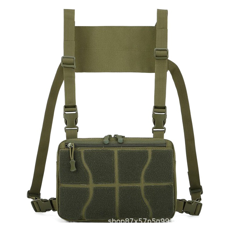 Outdoor Camouflage Tactical Bag, Vest Bag, Chest Bag, Multifunctional Backpack, Sports Cycling Vest Bag, Detachable