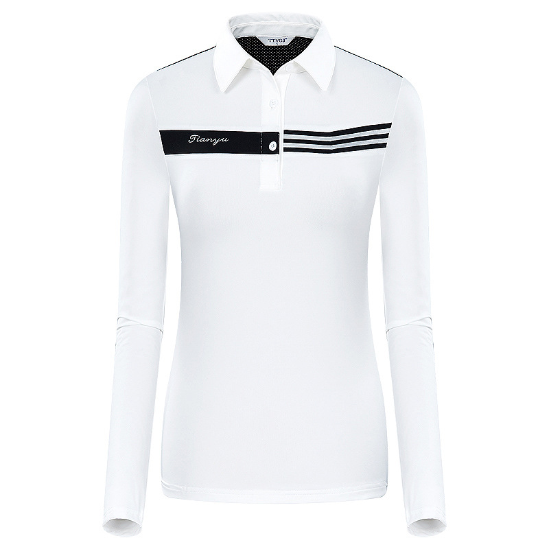 Picture of Women's Golf Clothes Autumn Long-sleeved T-shirt Korean Slim-fit Stretch Golf Clothes Women's Outdoor Sports Clothes