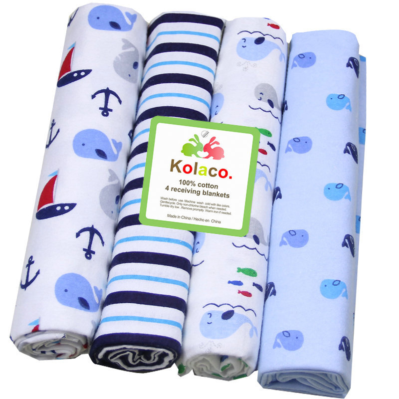 Picture of Cotton Newborn Wrapper Flannel Scrub Baby Sheets Baby Cotton Cusset Diaper