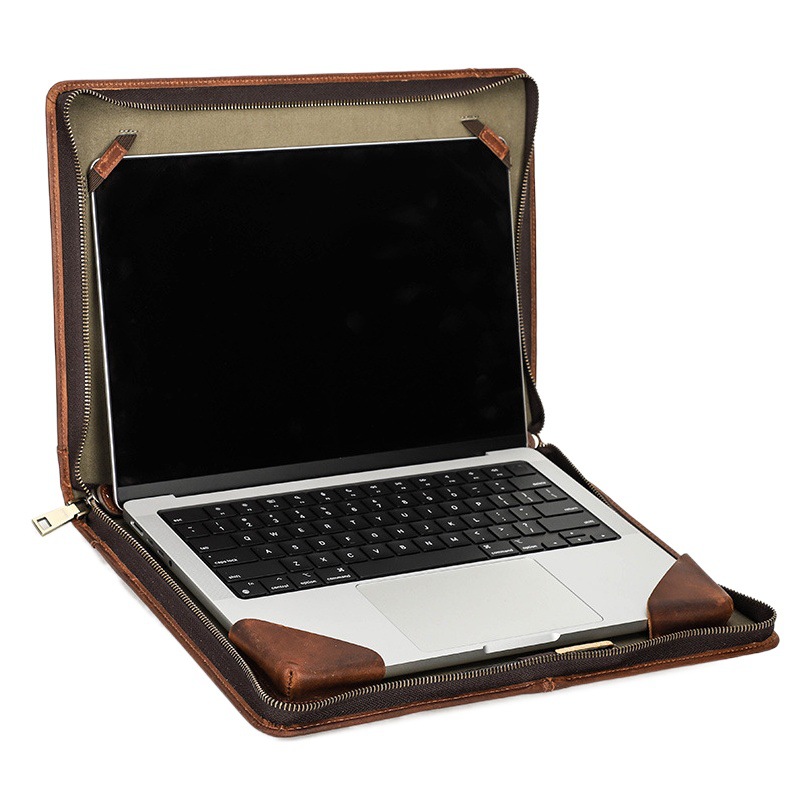 For macbookpro15/16 inch cowhide protective cover Apple laptop laptop bag a generation of hair