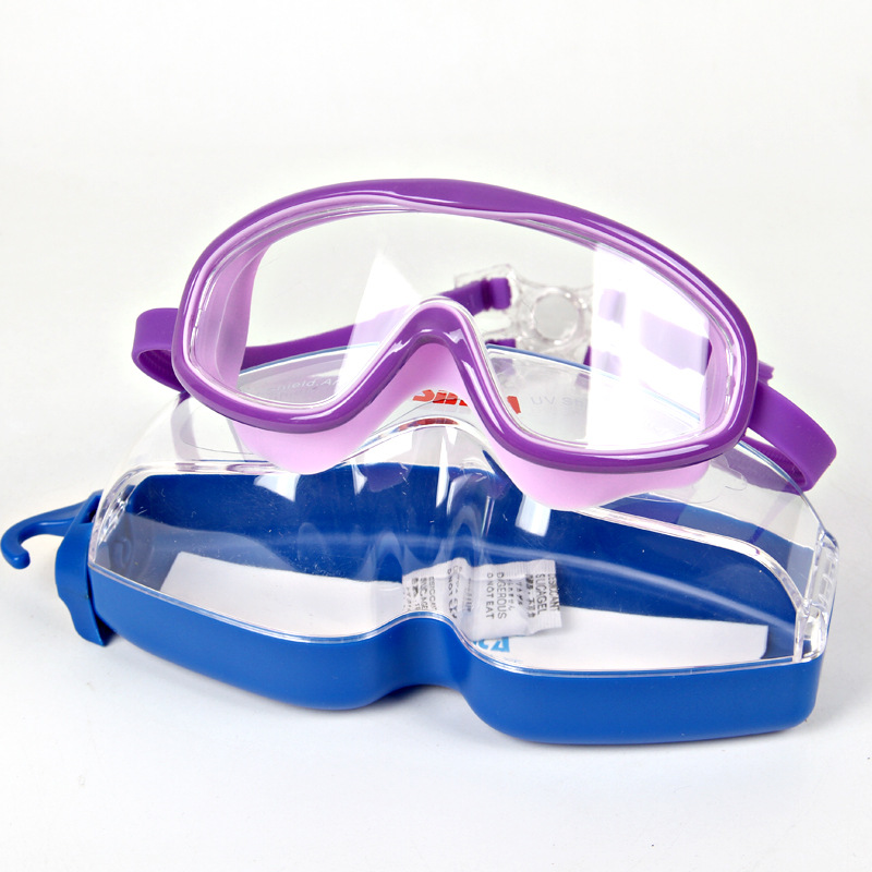 Picture of Bacteria protective goggles large frame eye protection anti-indentation diving goggles snorkeling indoor outdoor HD children's swimming goggles wholesale