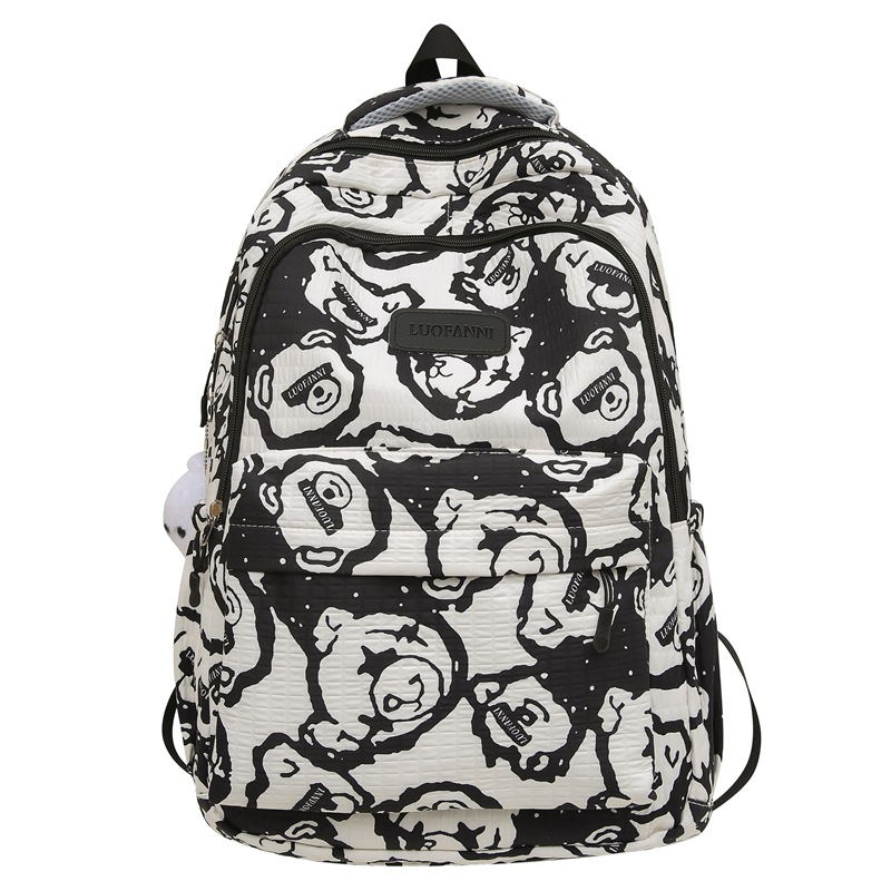 Picture of Junior high school student large capacity backpack cartoon high-looking high school student schoolbag all-matching Rui camp computer backpack men