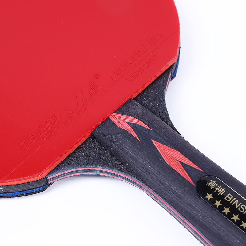 Picture of Five-star table tennis racket single table tennis board competition level 5-star table tennis racket horizontal racket straight racket table tennis racket single racket