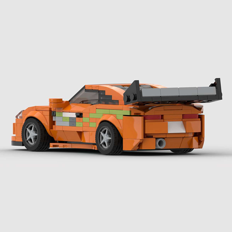 Picture of MOC building blocks compatible with Lego speed Series 8 grid JDM speed and passion 1 Paul same supra Bull Devil