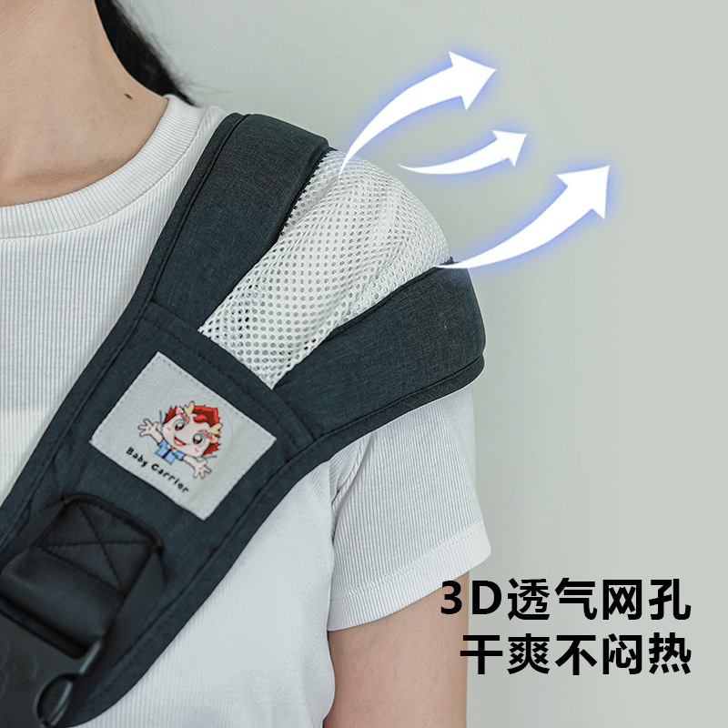 Picture of Baby Strap Baby Holding Artifact for Going Out Multifunctional Single Shoulder Crossbody Lightweight Big Kids Simple Front Holding