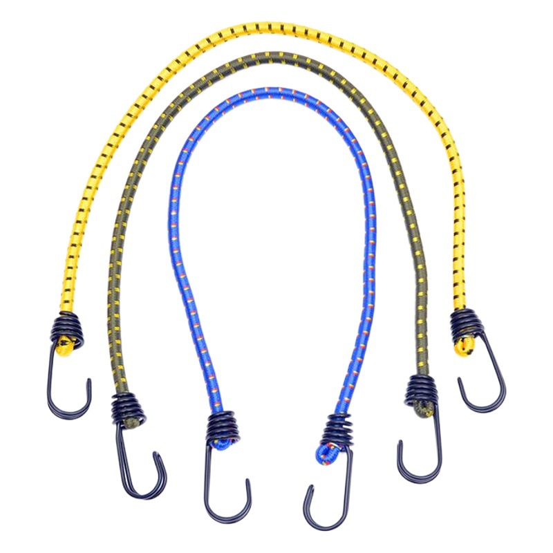 Outdoor binding rope thick elastic tent rope high elastic clothesline camping luggage packaging wholesale 60cm