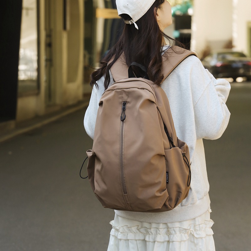 Picture of Simple female college student backpack men's fashion large capacity casual high school student schoolbag Rui camp travel bag campus style