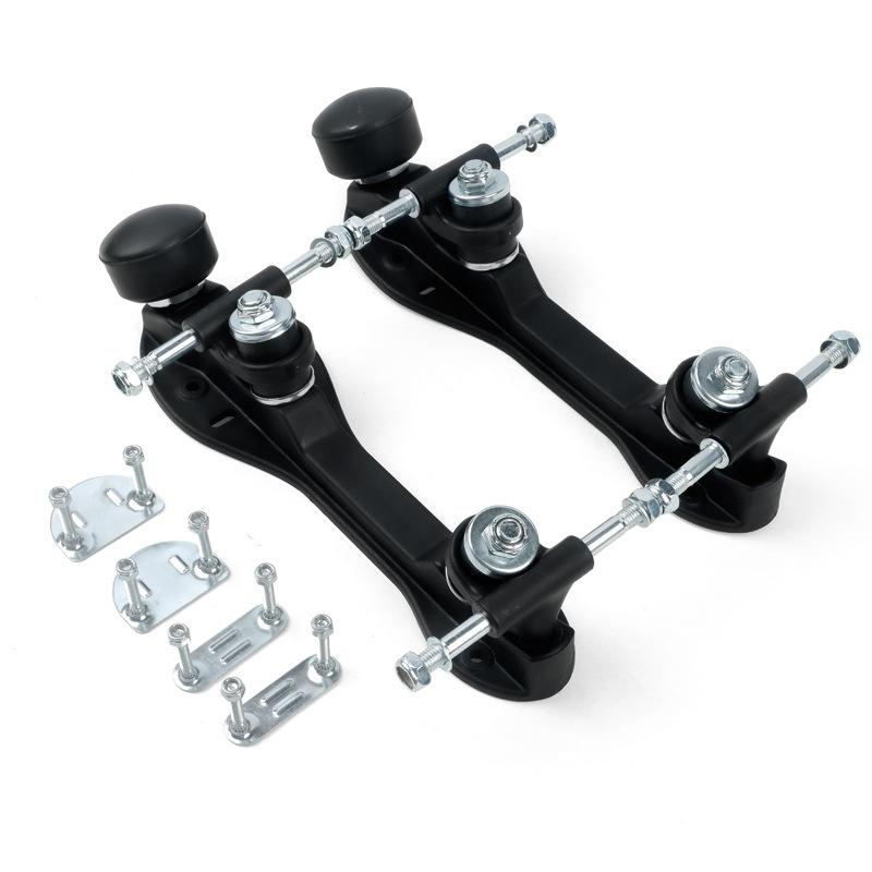 Picture of Double Row Roller Skate Car Adjustable Brake Head Base Roller Skate Accessories Four-wheel Skate Triangle Bracket