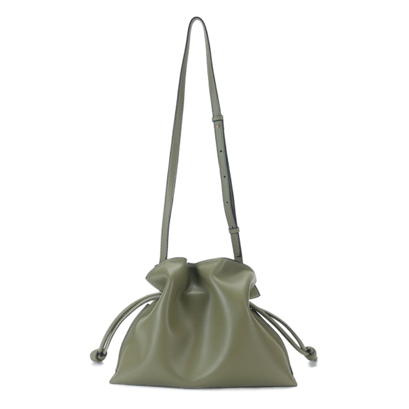 Minimalist Commuter Genuine Leather Women's Bag 2025 New High-End Accessible Luxury Crossbody Bag Hand Bag Pleated Bag Shoulder Bag