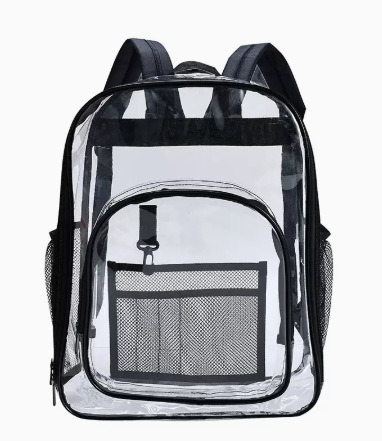 Picture of Cross-border explosions transparent backpack Amazon wholesale export waterproof PVC bag large capacity [selling]]