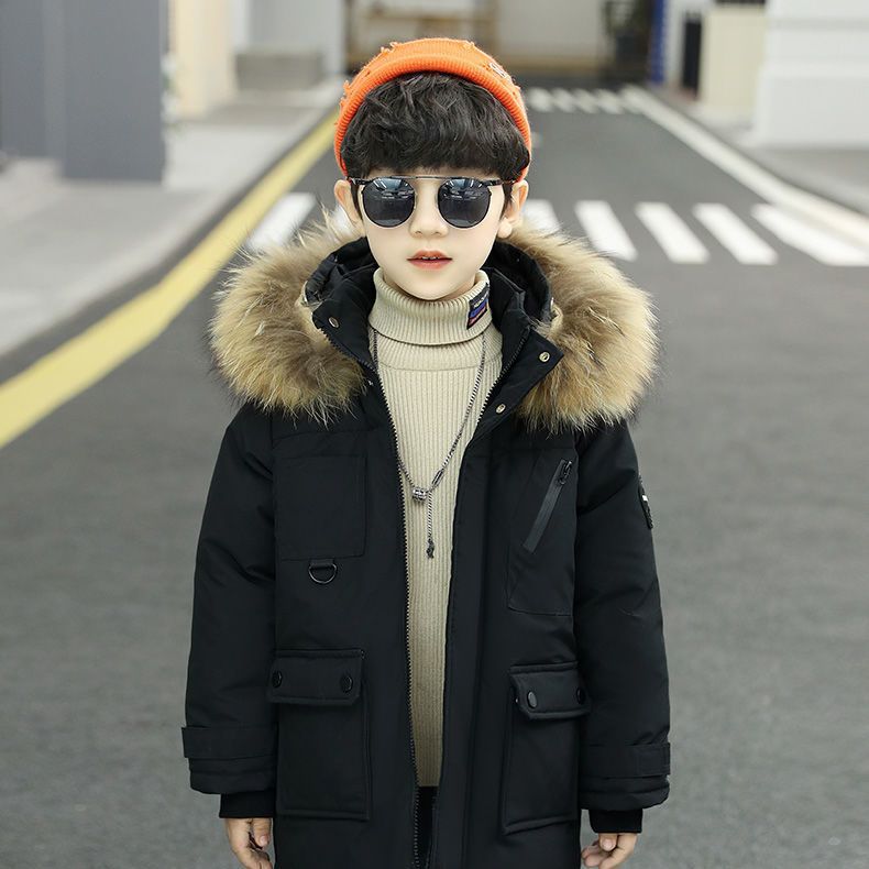 Picture of Children's clothing boys' cotton-padded coat 2023 New down cotton-padded coat winter clothing medium and big children boys' cotton-padded coat fashionable western style coat
