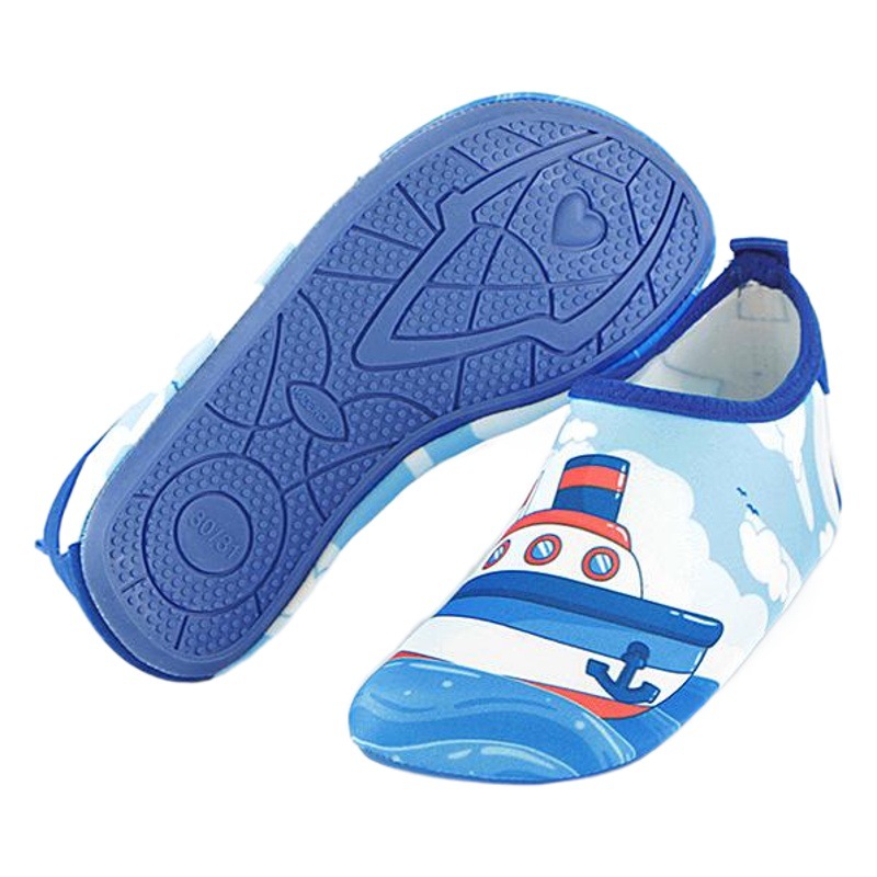 Factory wholesale children's cartoon beach shoes diving socks swimming shoes breathable non-slip home floor socks soft shoes