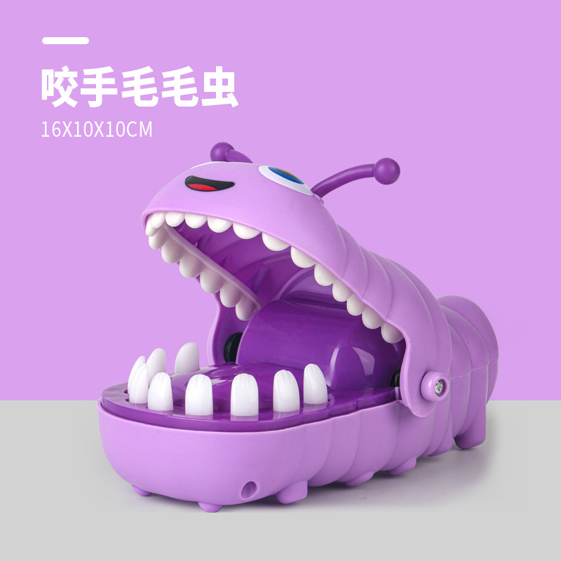 Picture of Hand Bite Crocodile Teeth Bite Finger Shark Bite Decompression Decompression Artifact Shake Tone Same Style Internet Celebrity Children's Toy
