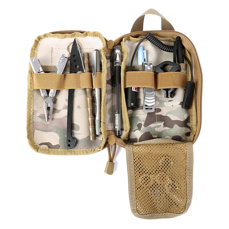 EDC tool kit medical sundries storage bag outdoor sports multifunctional waist bag molle accessory bag