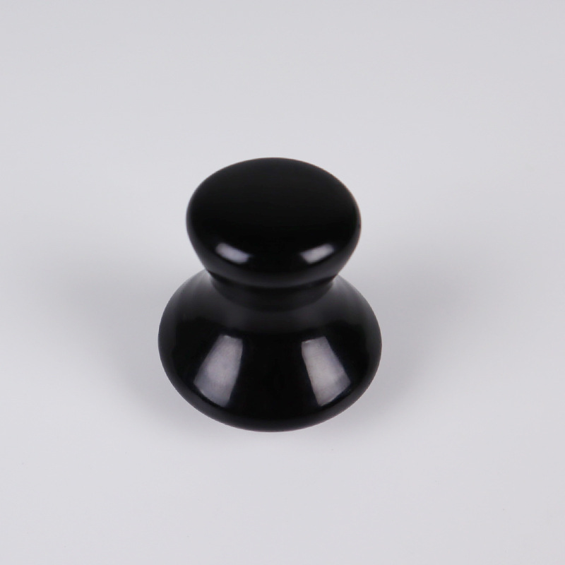 Picture of Cross-border direct supply of natural quartz stone powder crystal massage stone mushroom head Dongling jade stone facial scraping massage ball