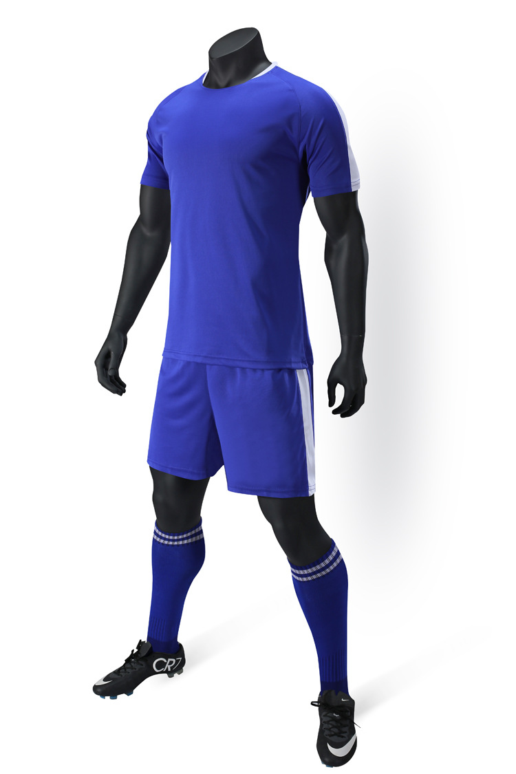 Picture of Weipao Adult and Children's Football Training Uniform Set Quick Breathable Football Uniform Competition Uniform Manufacturer Direct Supply Fan Version