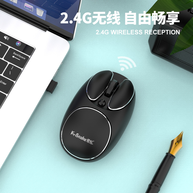 Picture of Viper W520 Wireless 2.4g Notebook USB Computer Game Office Business Portable Fashion Colorful Mouse