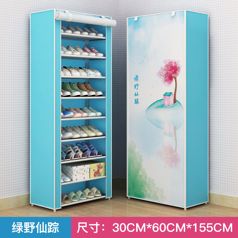 Picture of Ya Ruifan F Simple Shoe Rack Dustproof Storage Shoe Cabinet Multi-layer Small Shoe Rack Dormitory Hall Storage Rack Simple