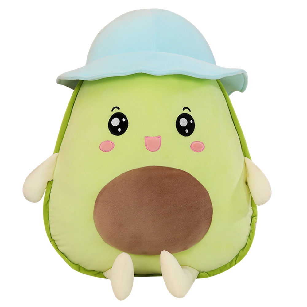 Picture of Down Cotton Hooded Avocado Doll Pillow Plush Toy Fruit Rag Doll