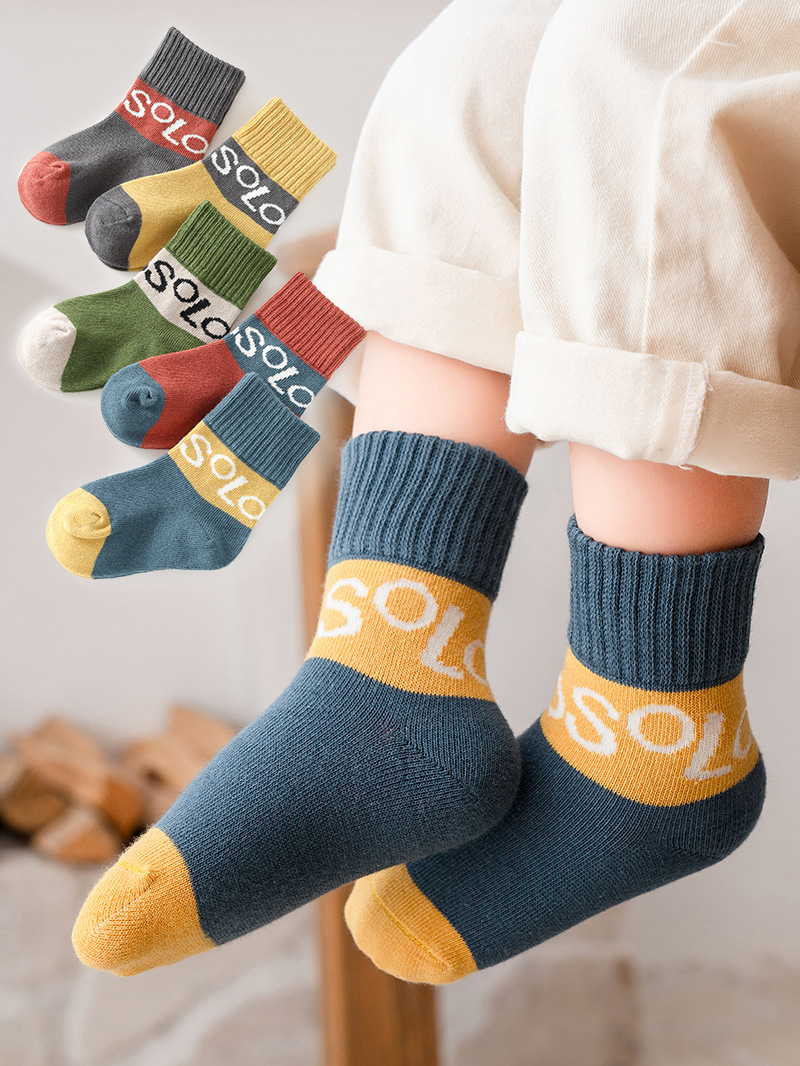 Picture of Children's socks autumn cotton children's socks baby autumn and winter cartoon boys and girls new boys and girls socks
