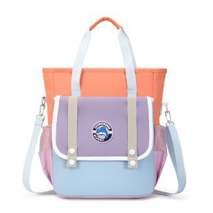 Picture of New track children's schoolbag 2024 new 1-6 grade three tutorial bag tutorial bag portable shoulder double shoulder